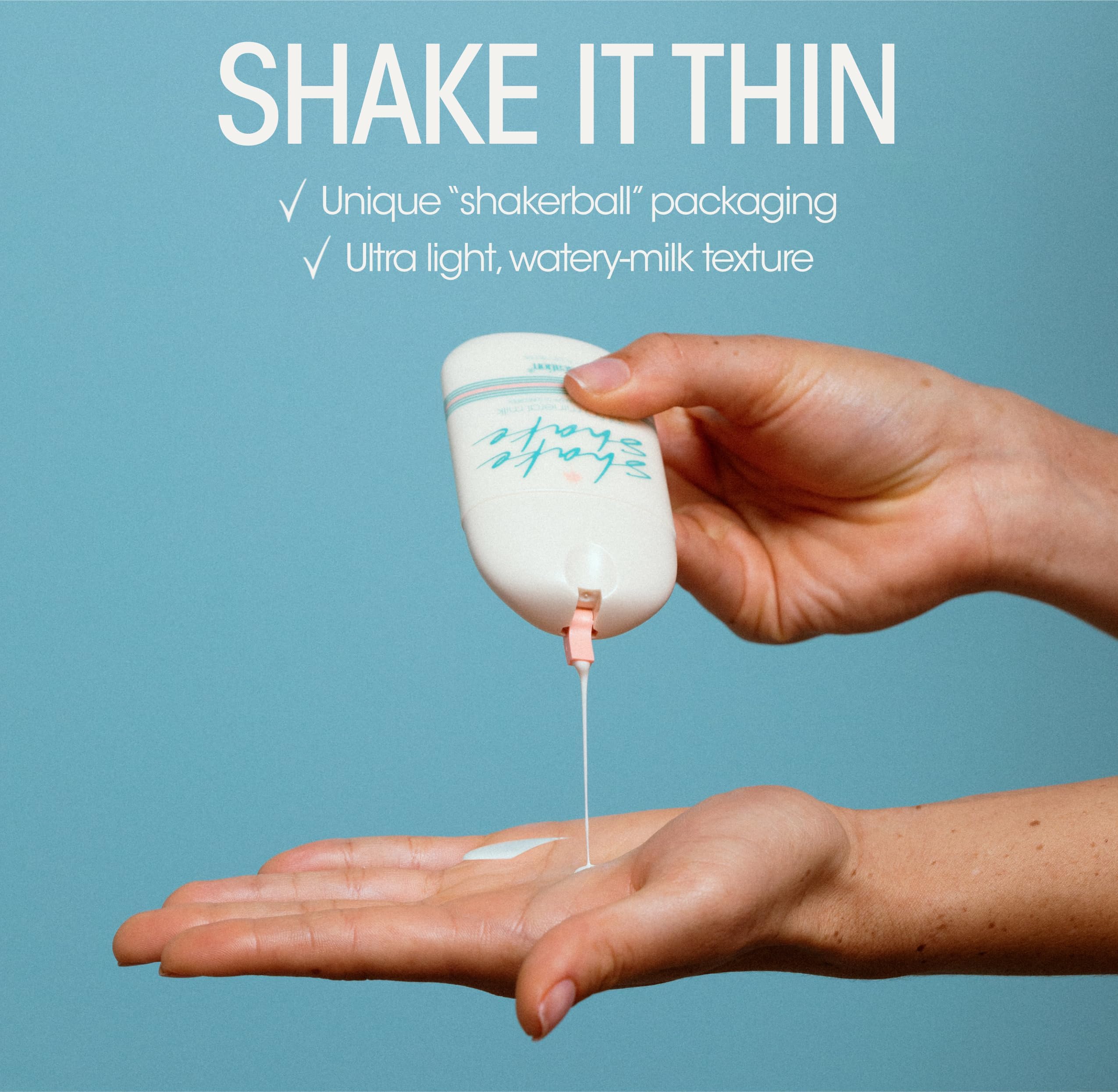 Vacation Shake Shake SPF 50 Mineral Milk Face Sunscreen