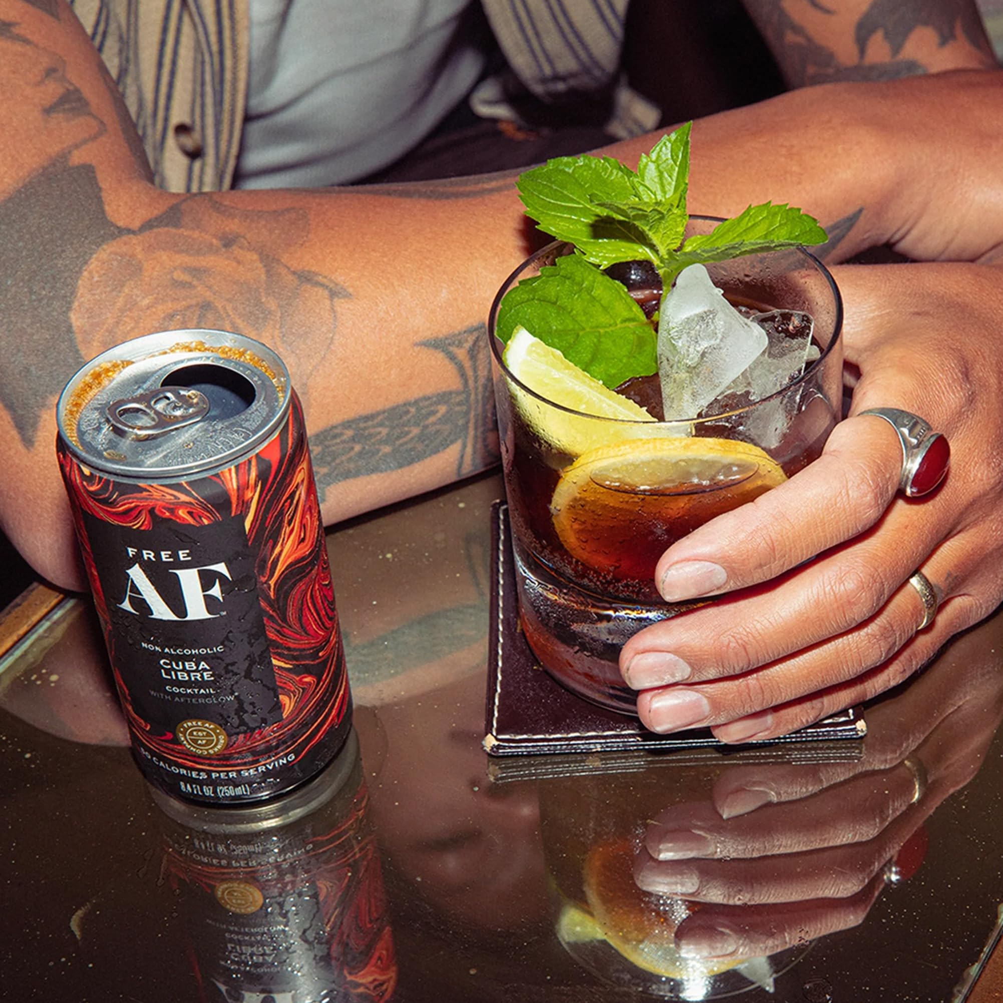 FREE AF Non-Alcoholic Drinks Cuba Libre