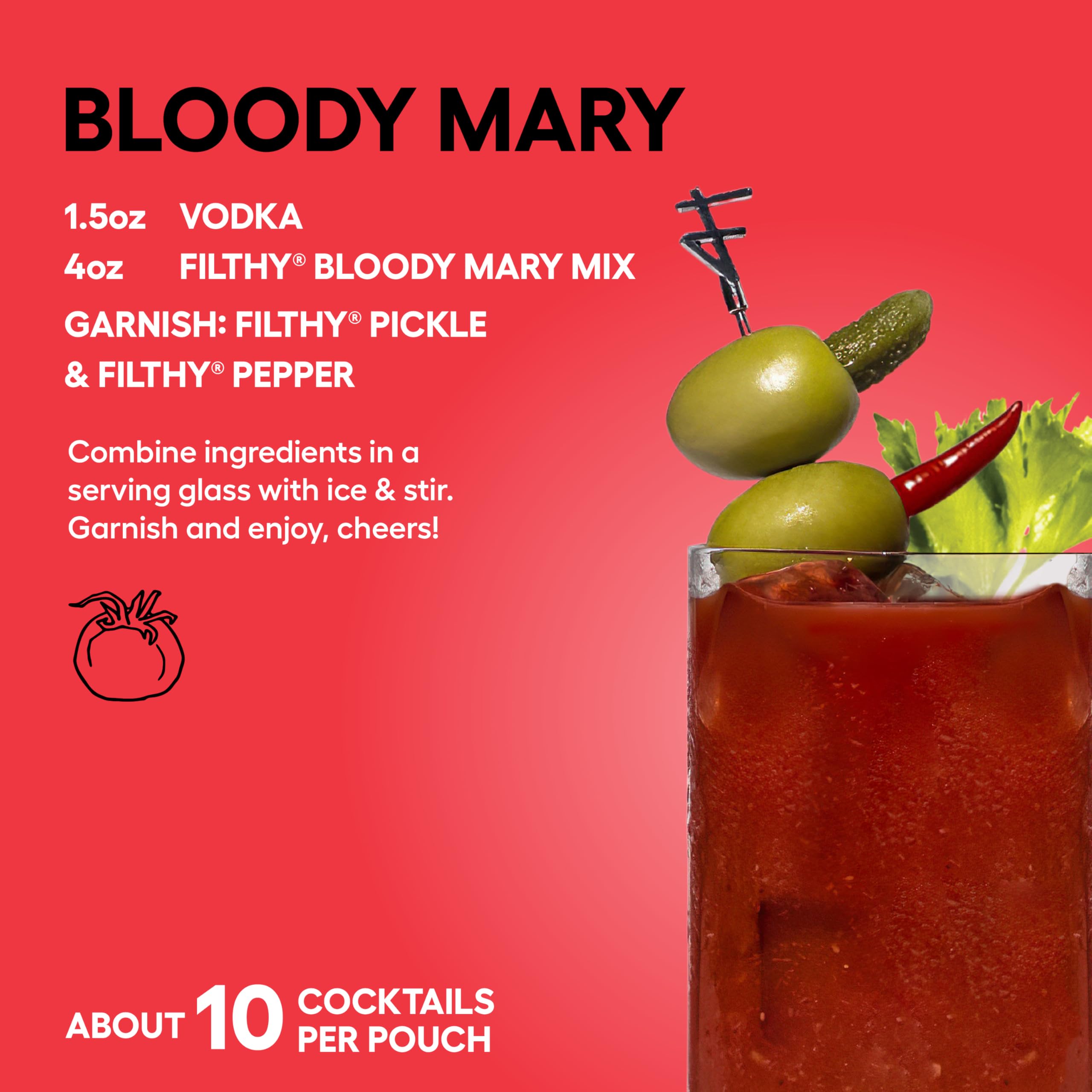 Filthy Bloody Mary Mix 2 Pack