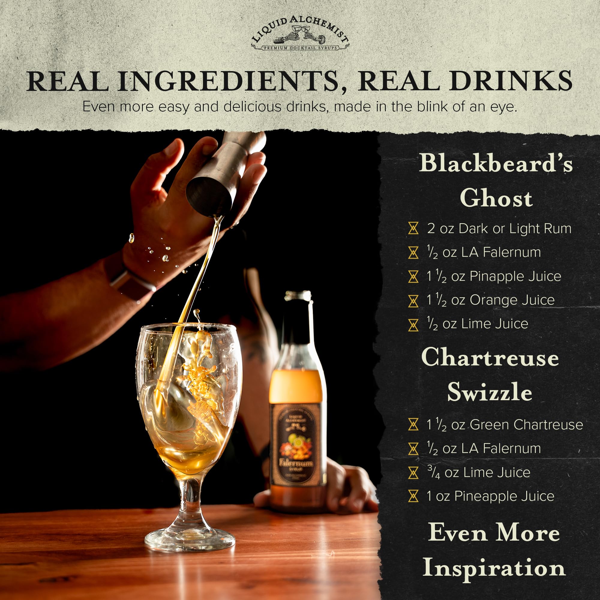 Liquid Alchemist Falernum Syrup for Cocktails