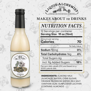 Liquid Alchemist Orgeat Syrup for Cocktails