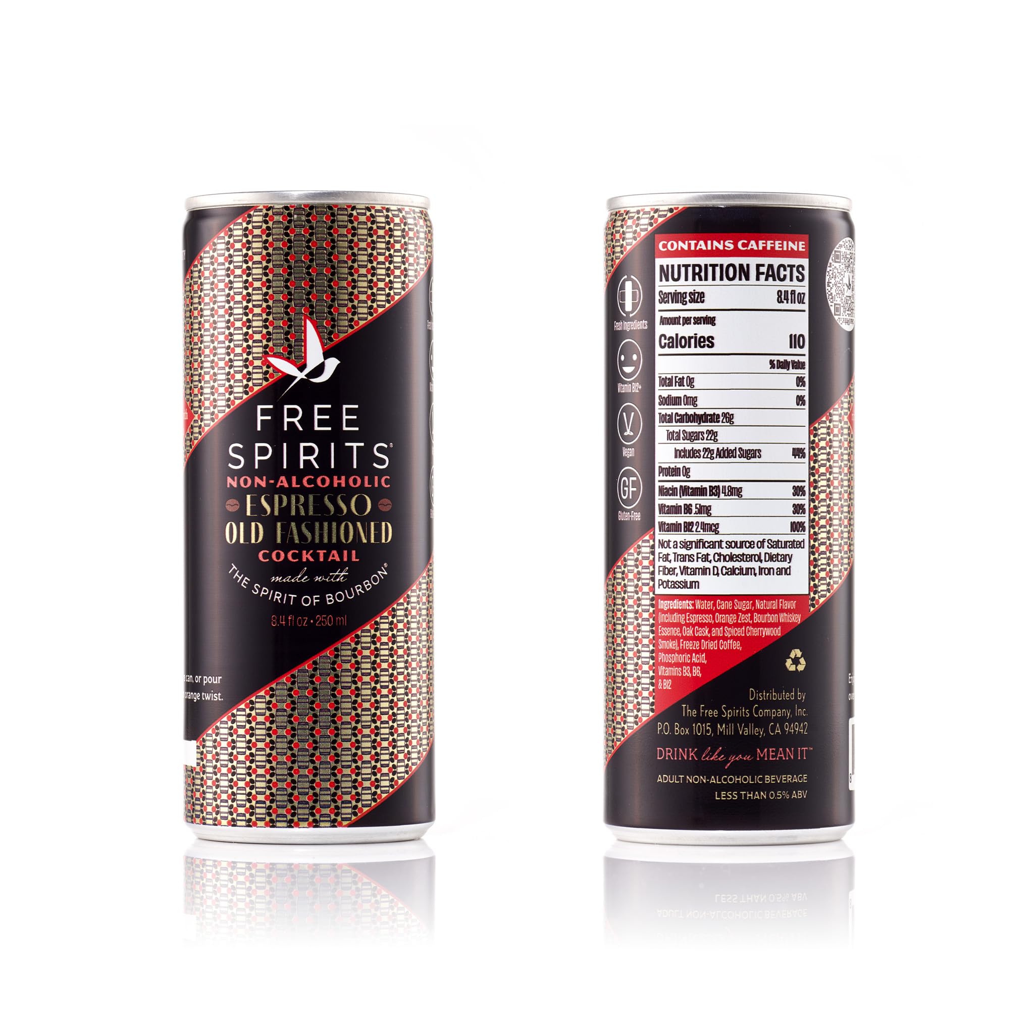 Free Spirits Espresso Old Fashioned - Non-Alcoholic Cocktail