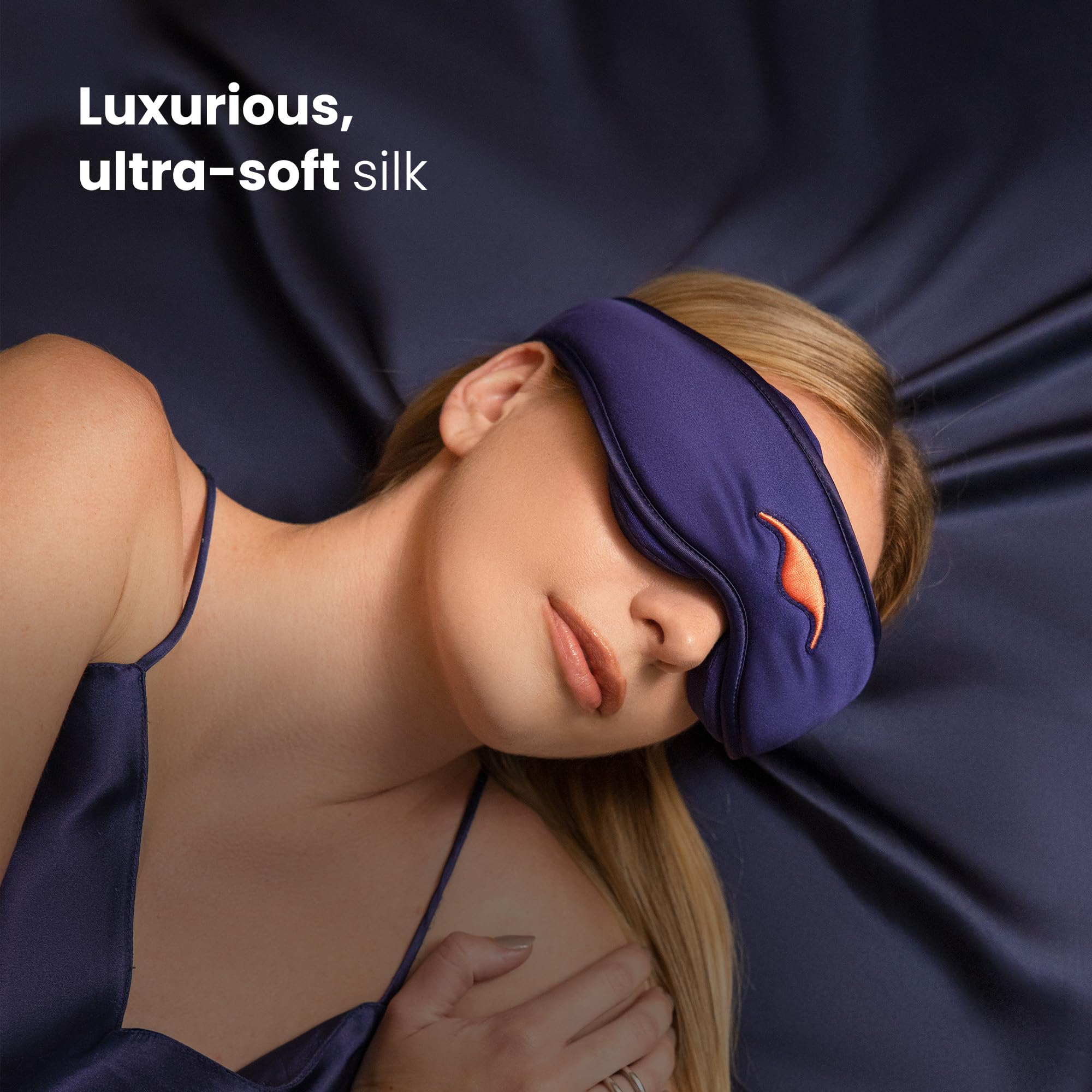 Manta Silk Mask - 100% Blackout Silky Sleep Mask