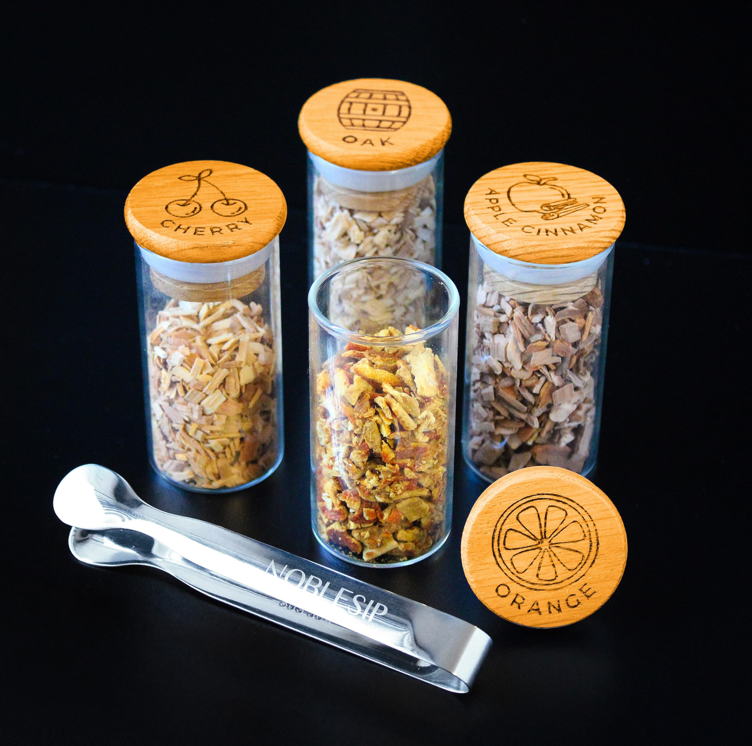 NOBELSIP Cocktail Smoker Kit with Glass Dome