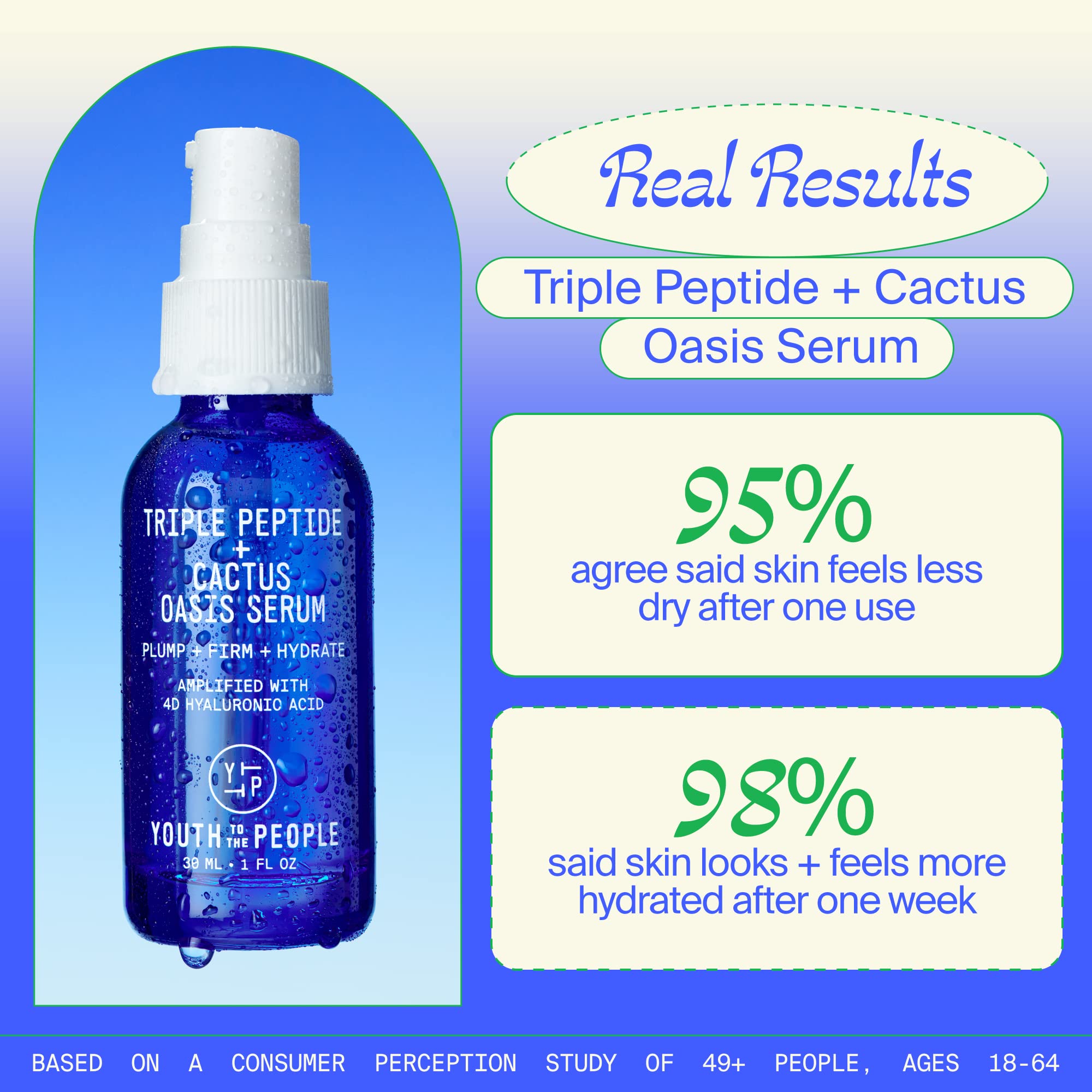 Youth To The People Triple Peptide + Oasis Face Serum