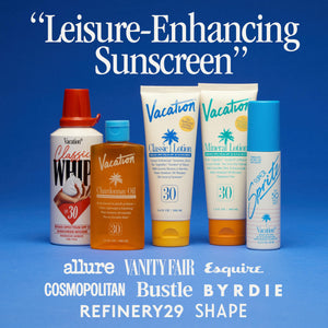 Vacation Classic Sunscreen Lotion SPF 50 & Air Freshener Bundle
