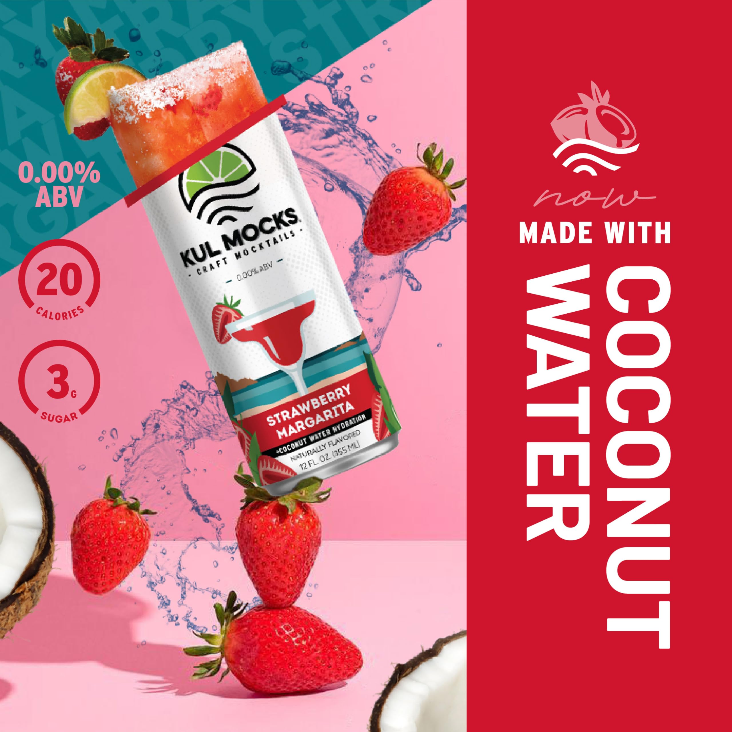 KUL MOCKS Non-Alcoholic Mocktails | Party Box Variety Pack