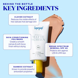 Supergoop! Mineral Mattescreen SPF 40