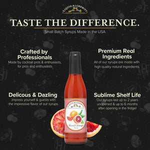 Liquid Alchemist Blood Orange Syrup for Cocktails