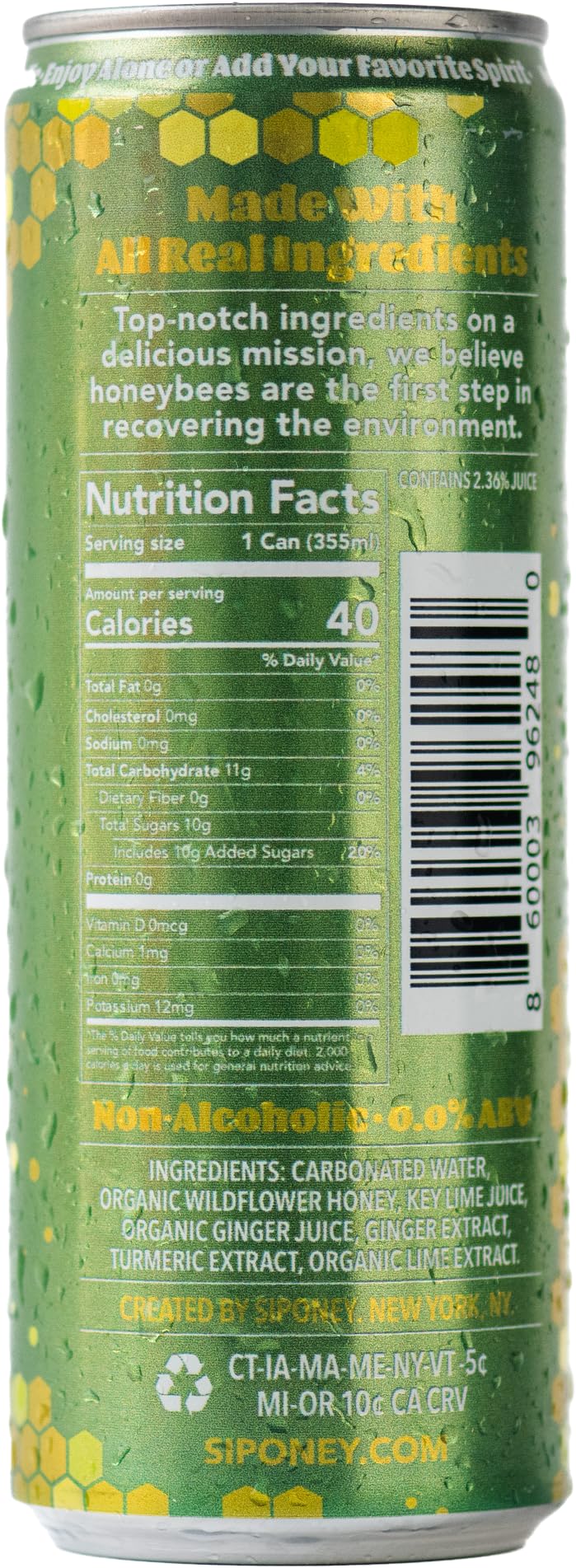 Siponey Roots Non-Alcoholic Mule Cocktail