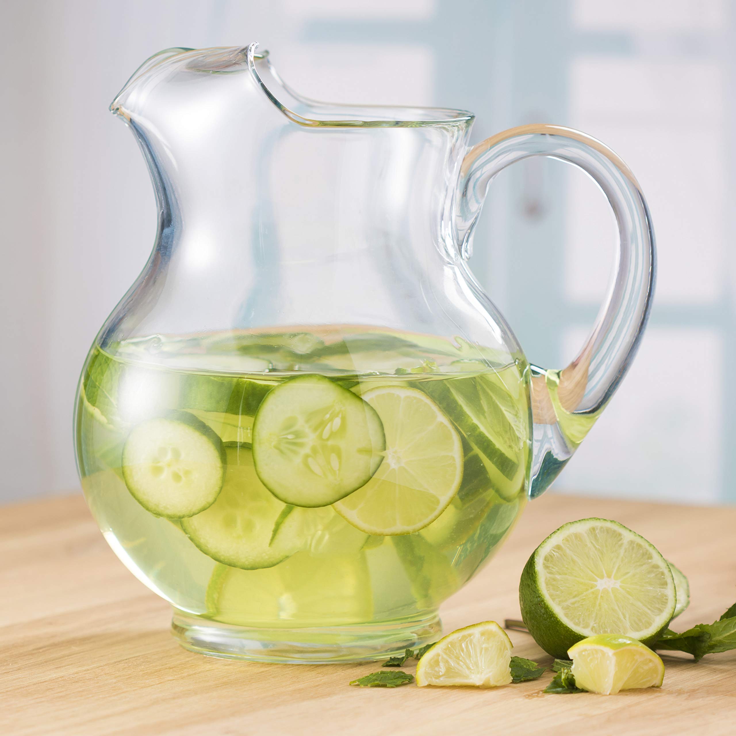 Libbey Acapulco Large Glass Pitcher Set of 2