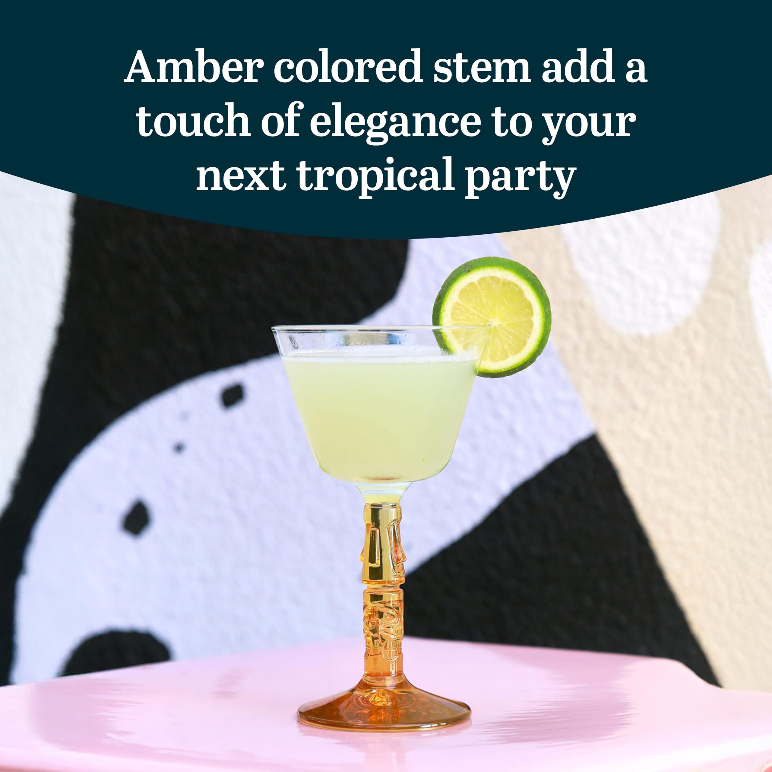 Libbey Tiki Mai Tai Glasses Set of 4