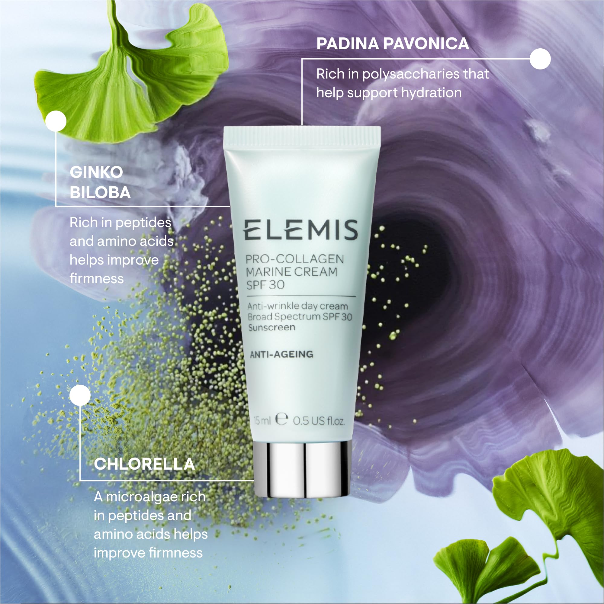 ELEMIS Pro-Collagen Marine Cream SPF 30, Travel-Size