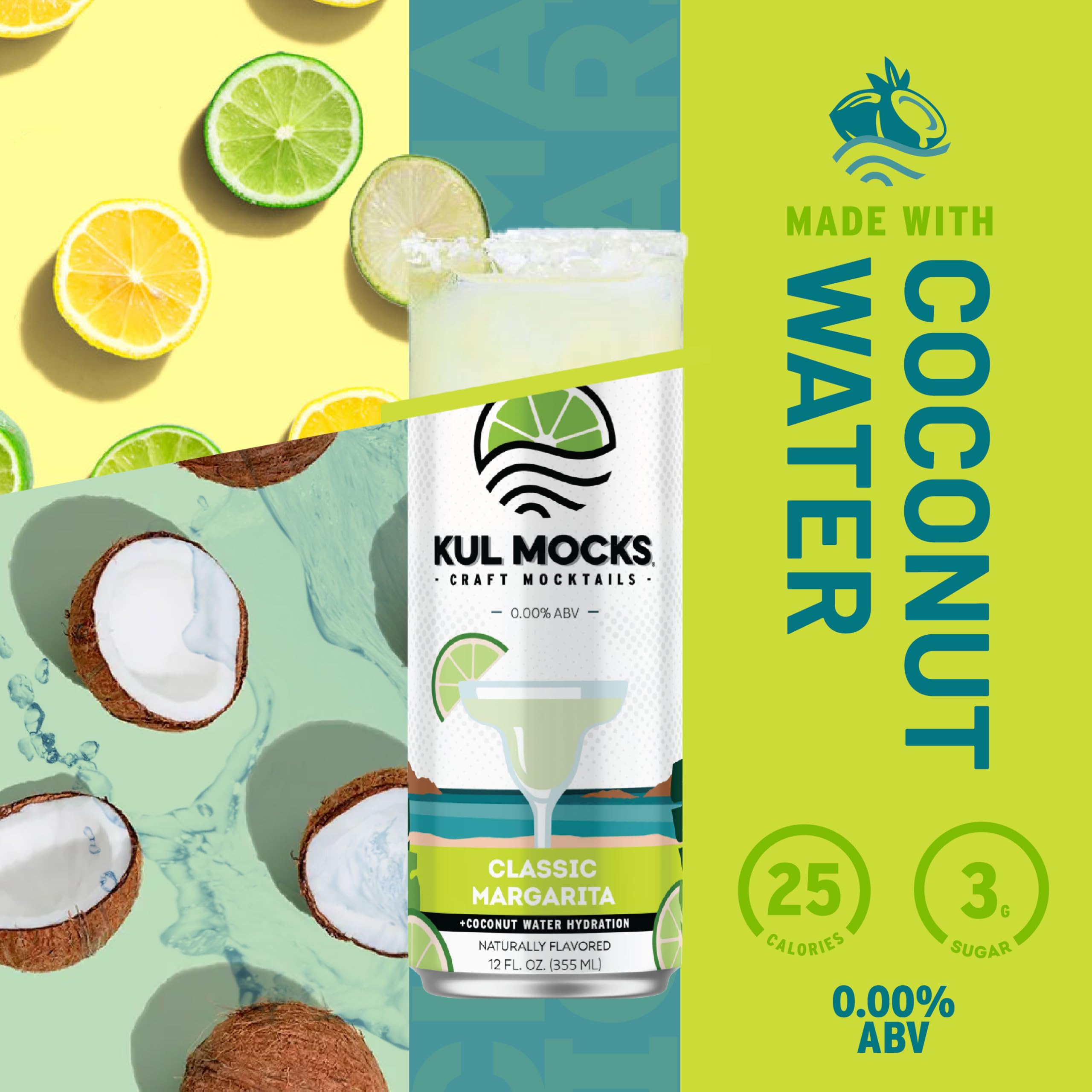 KUL MOCKS - Craft Mocktails Adventure Collection - Variety Pack (6pk)