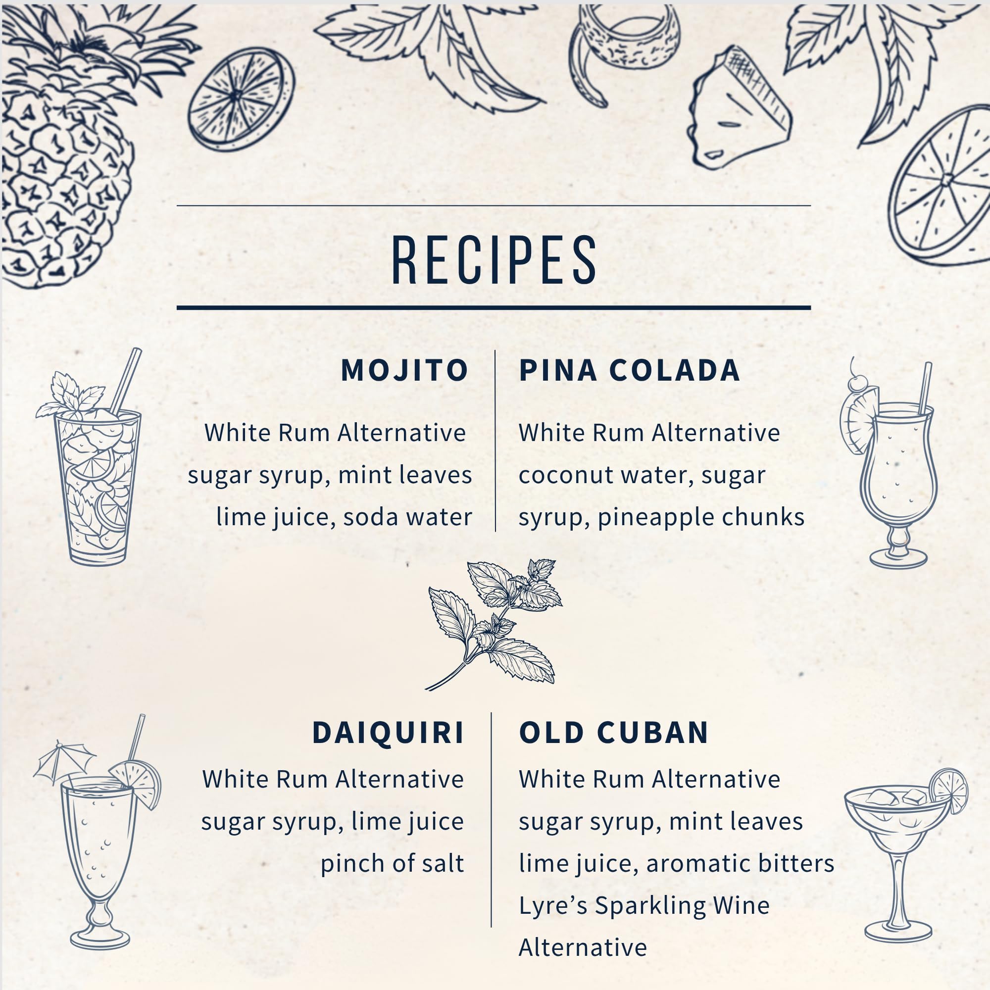 Lyre's White Rum Alternative Premium Non Alcoholic Spirits