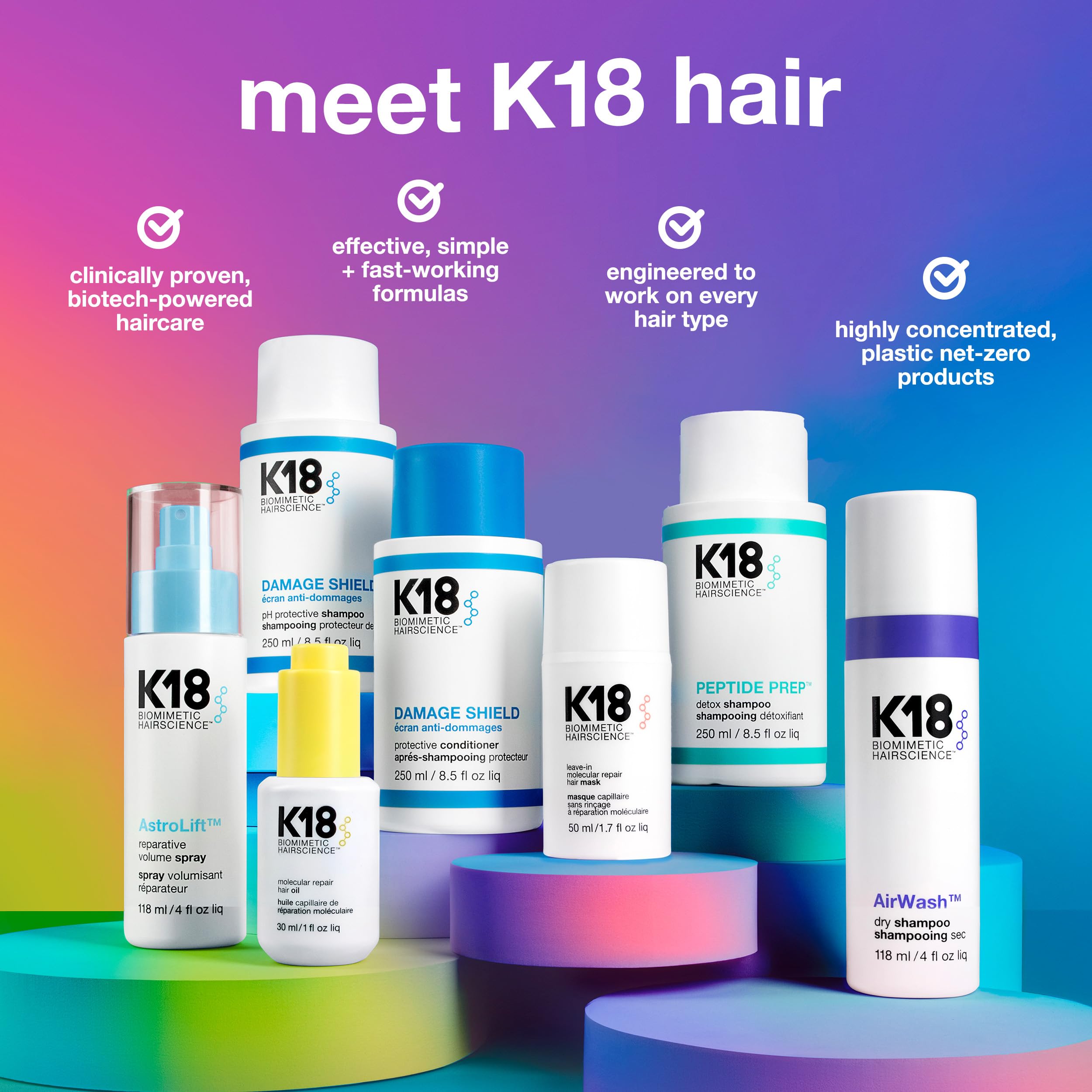 K18 AstroLift™ Reparative Volume Spray