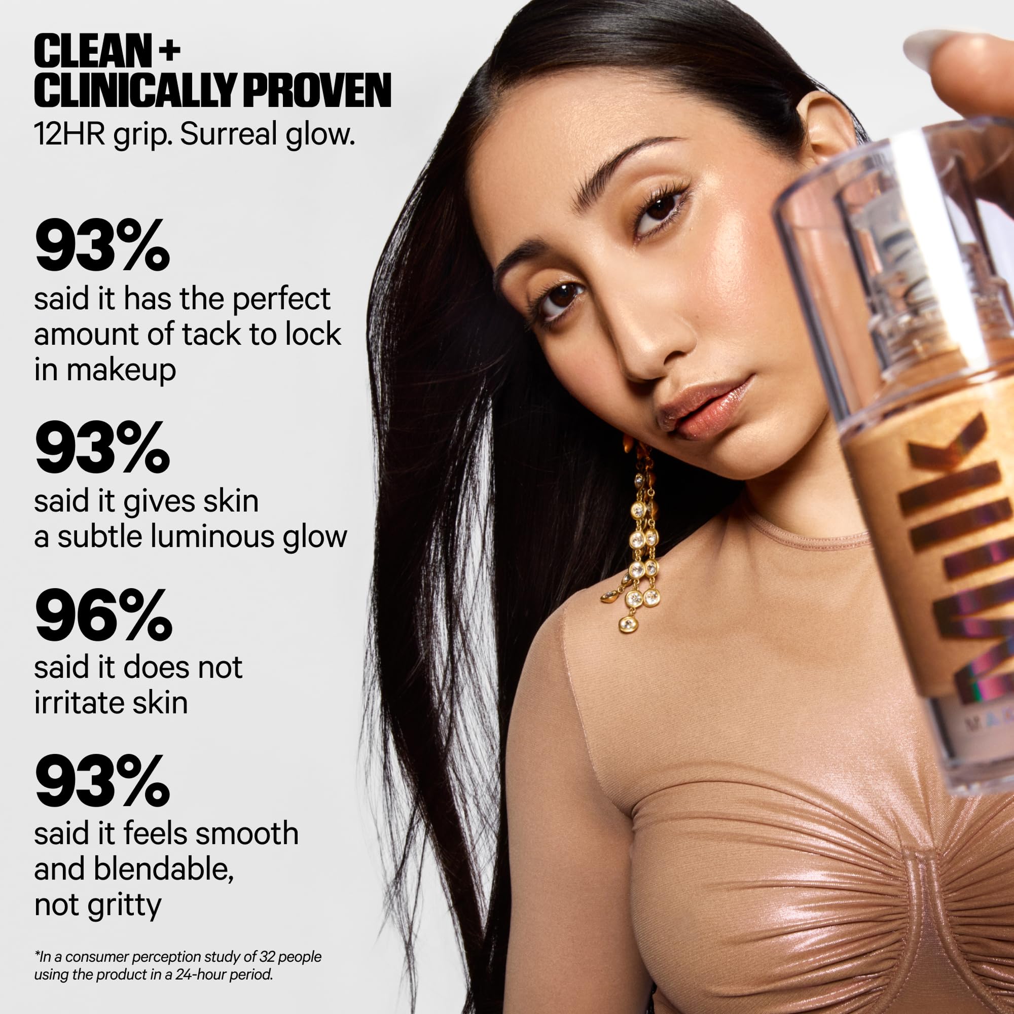 Milk Makeup Hydro Grip + Glow Primer with Hyaluronic Acid