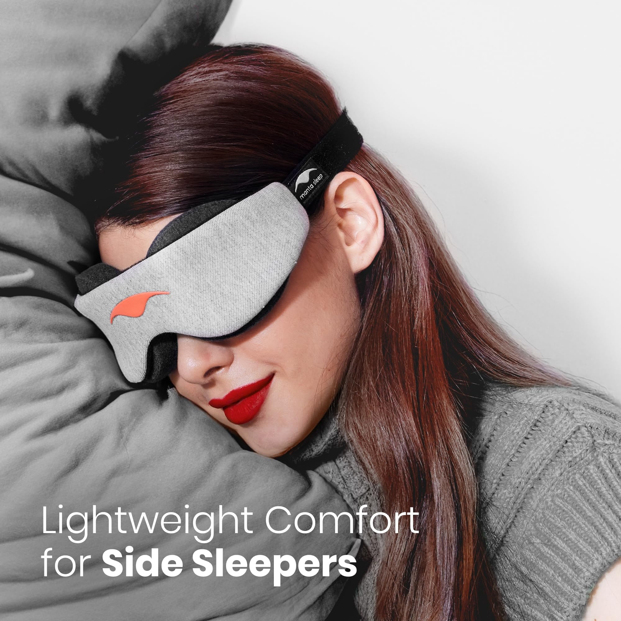 Manta Slim Sleep Mask - Ultra-Lightweight Blackout Eye Mask