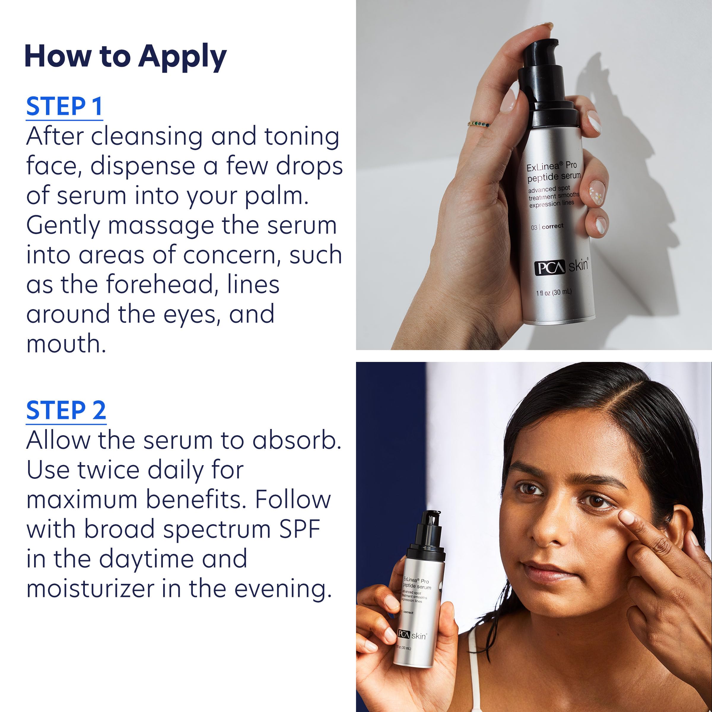 PCA SKIN ExLinea Pro Peptide Serum for Face