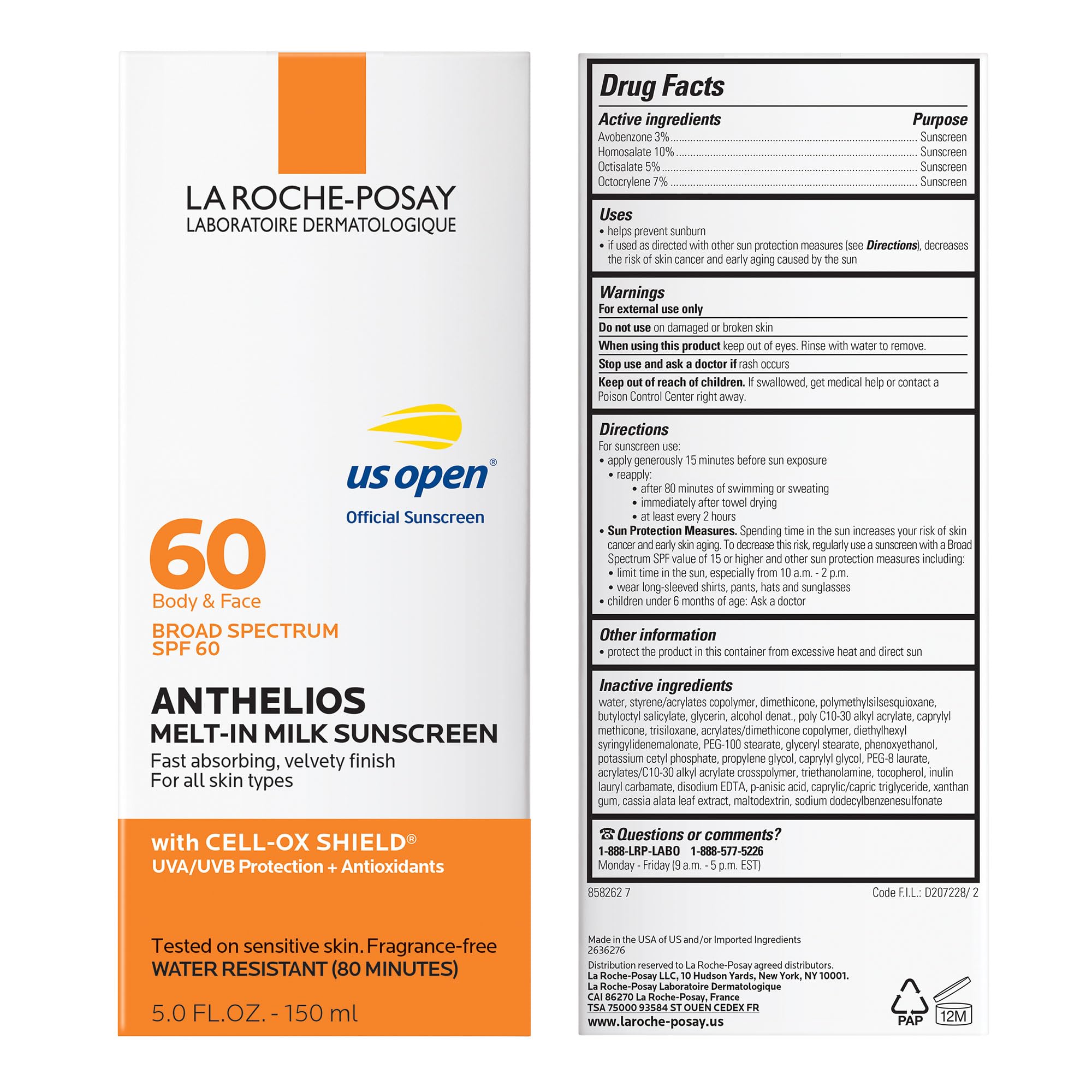 La Roche-Posay Anthelios Melt-In Milk Sunscreen SPF 60