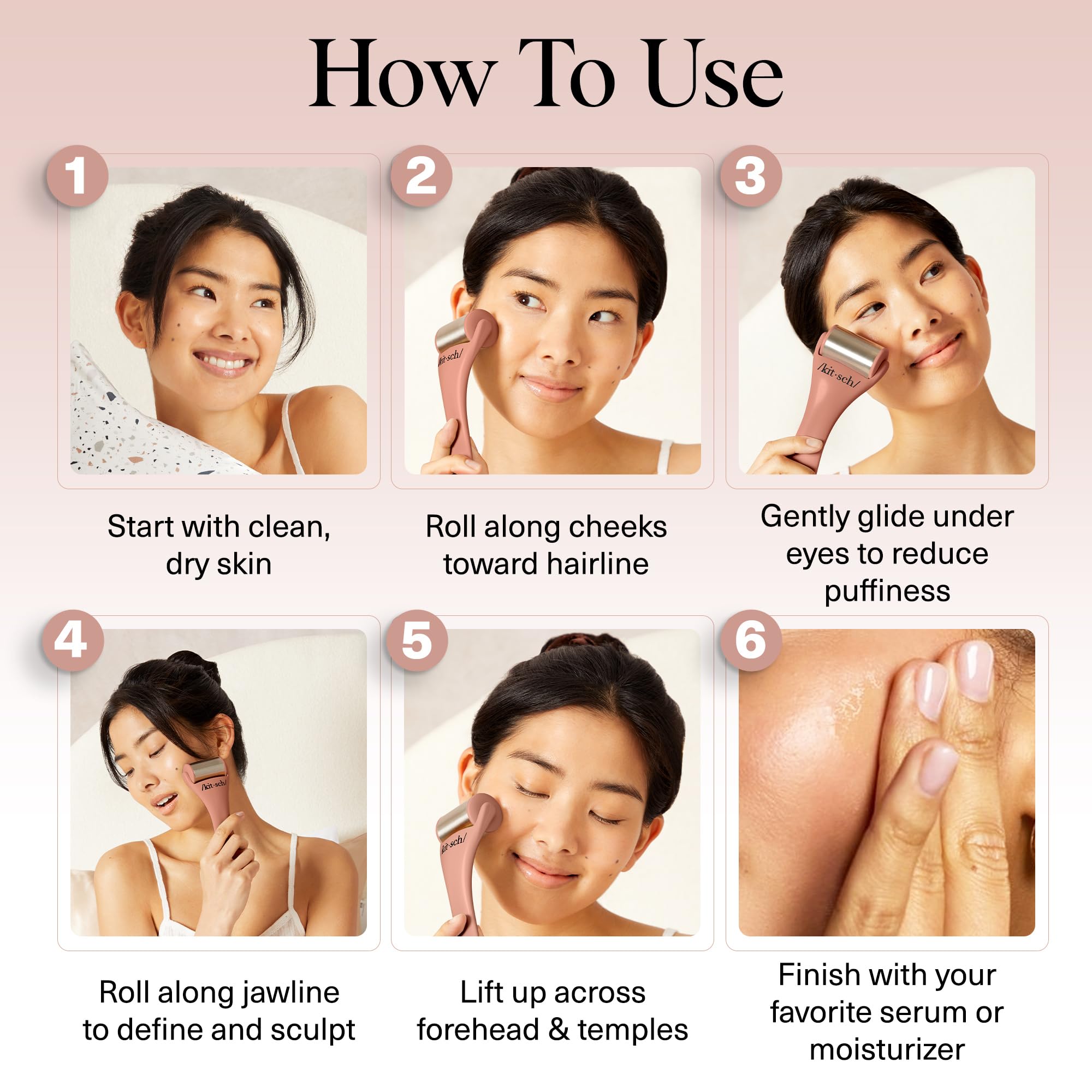 Kitsch Ice Roller for Face - Stainless Steel Ice Face Rollers