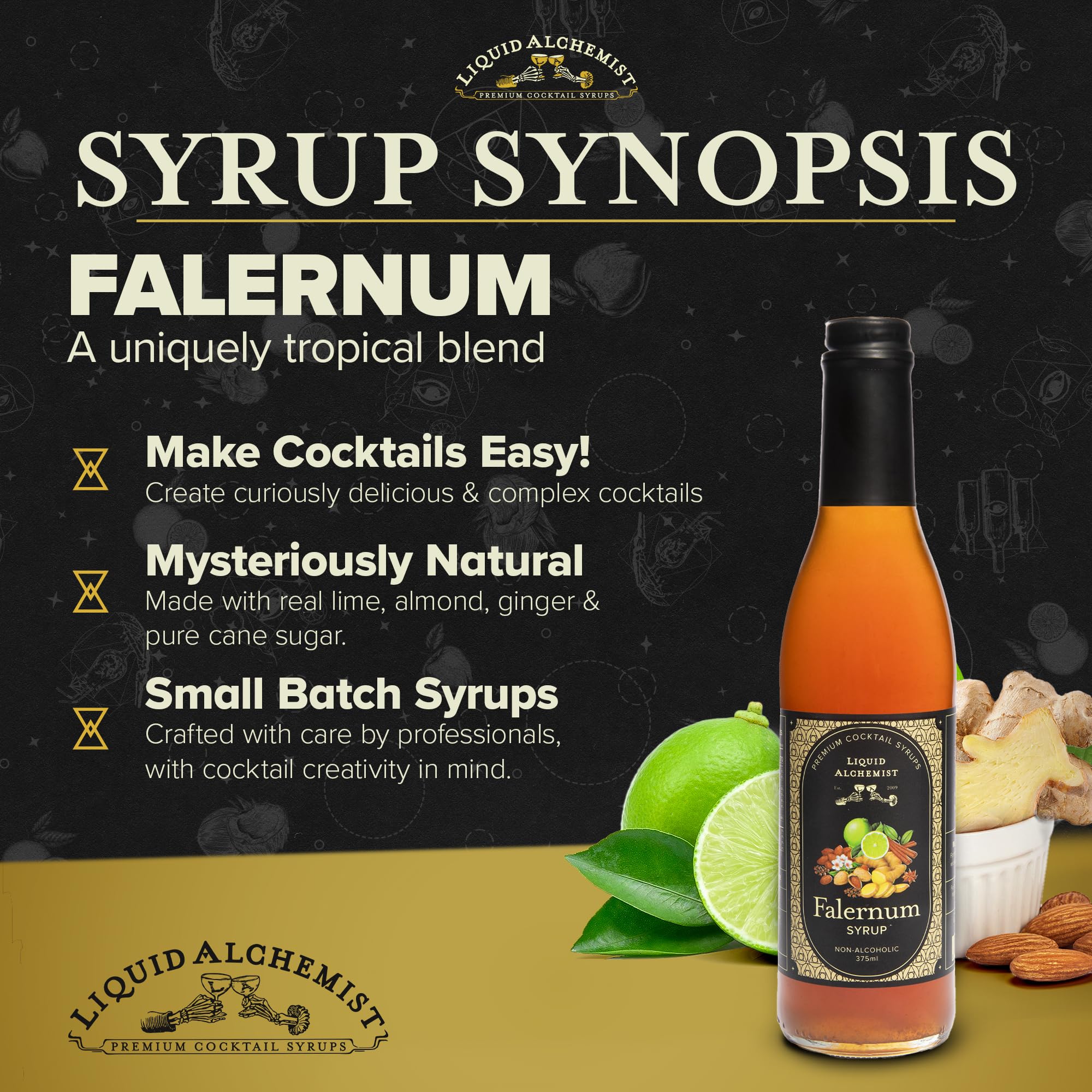 Liquid Alchemist Falernum Syrup for Cocktails