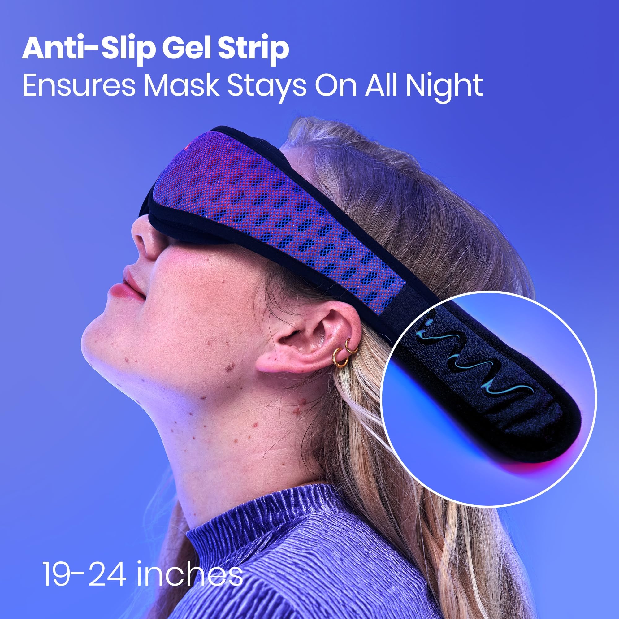 Manta Pro Sleep Mask - 100% Light Blocking Sleep Mask for Side Sleepers