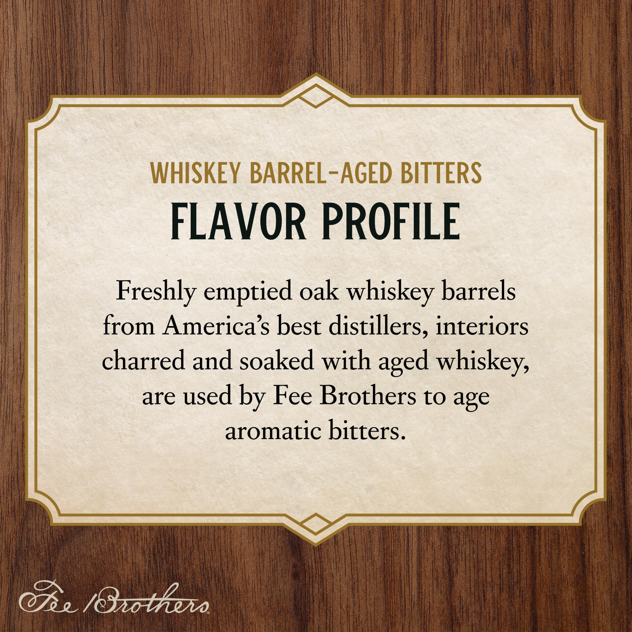 Fee Brothers Whiskey Barrel-Aged Bitters