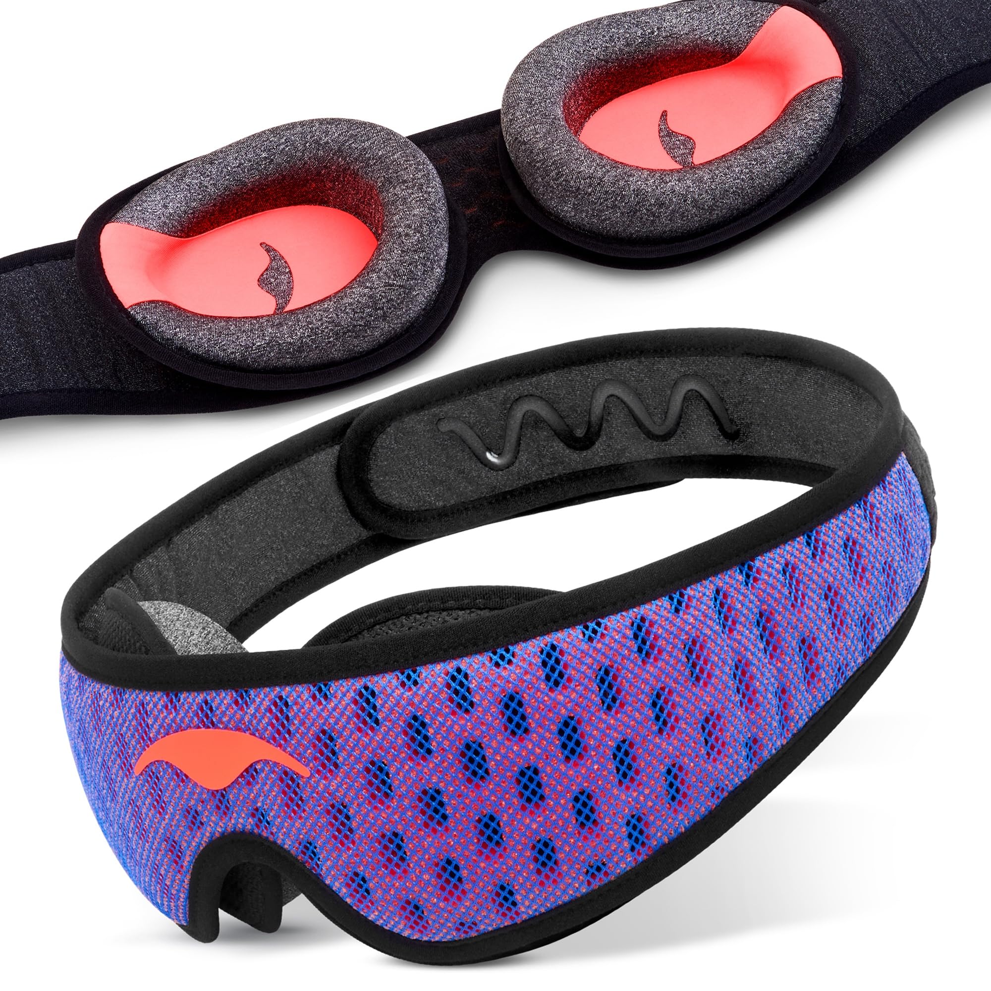 Manta Pro Sleep Mask - 100% Light Blocking Sleep Mask for Side Sleepers
