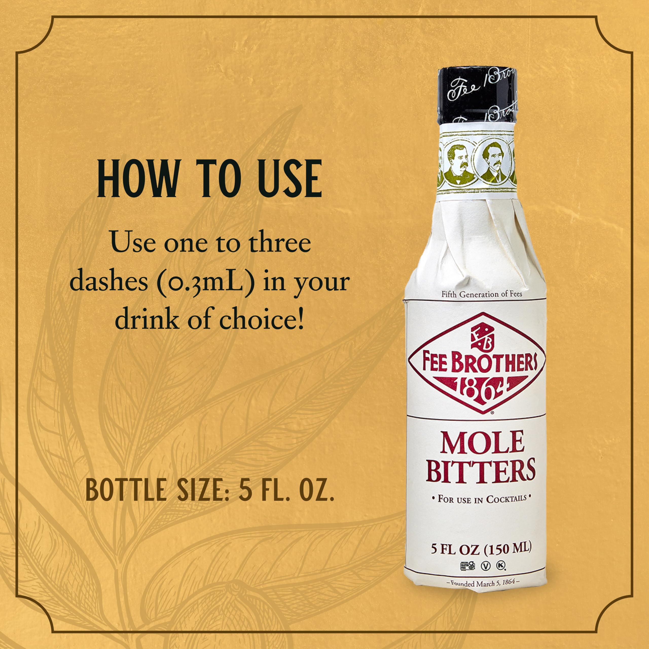Fee Brothers Mole Cocktail Bitters