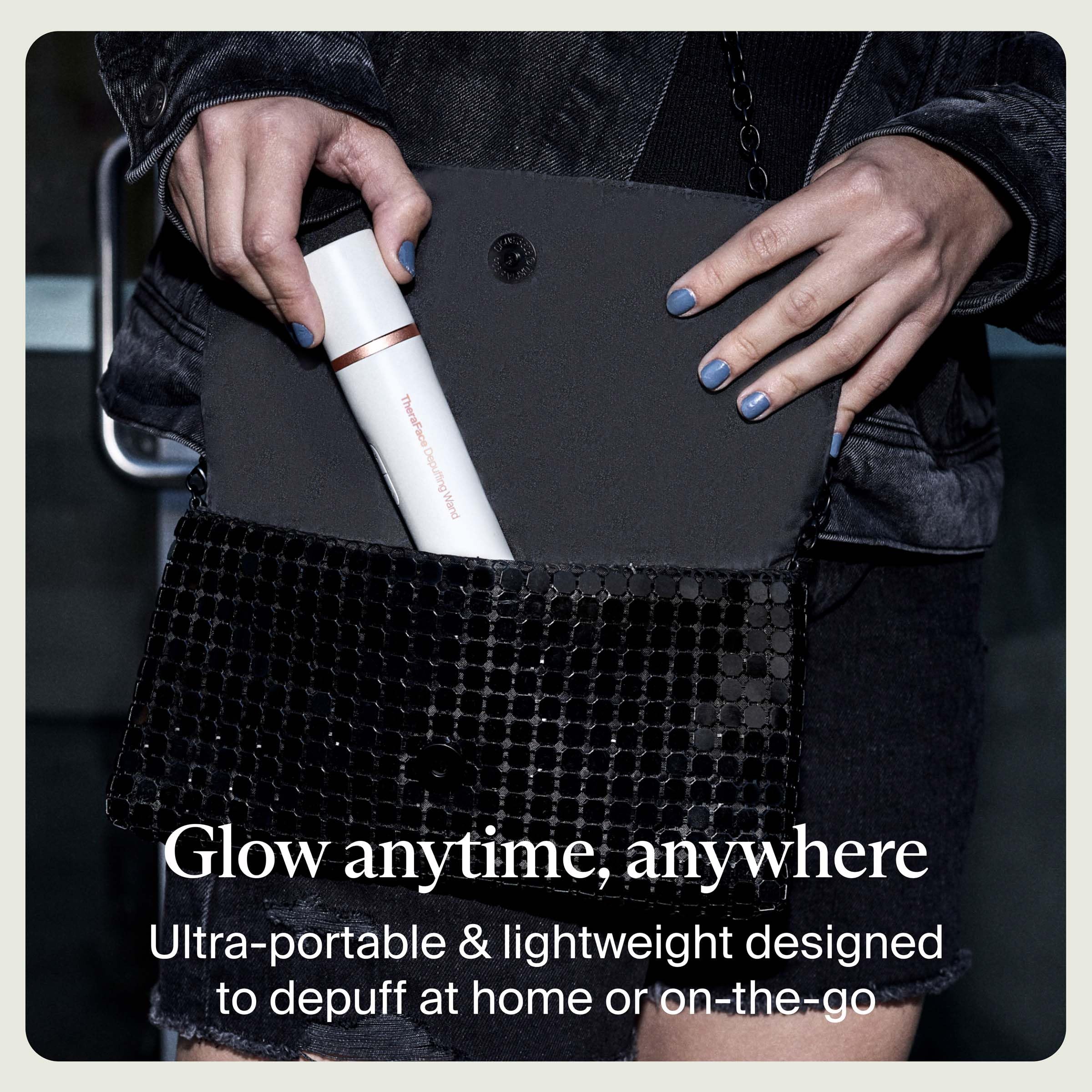 Therabody TheraFace Depuffing Wand – Cold and Heat Skincare Treatment