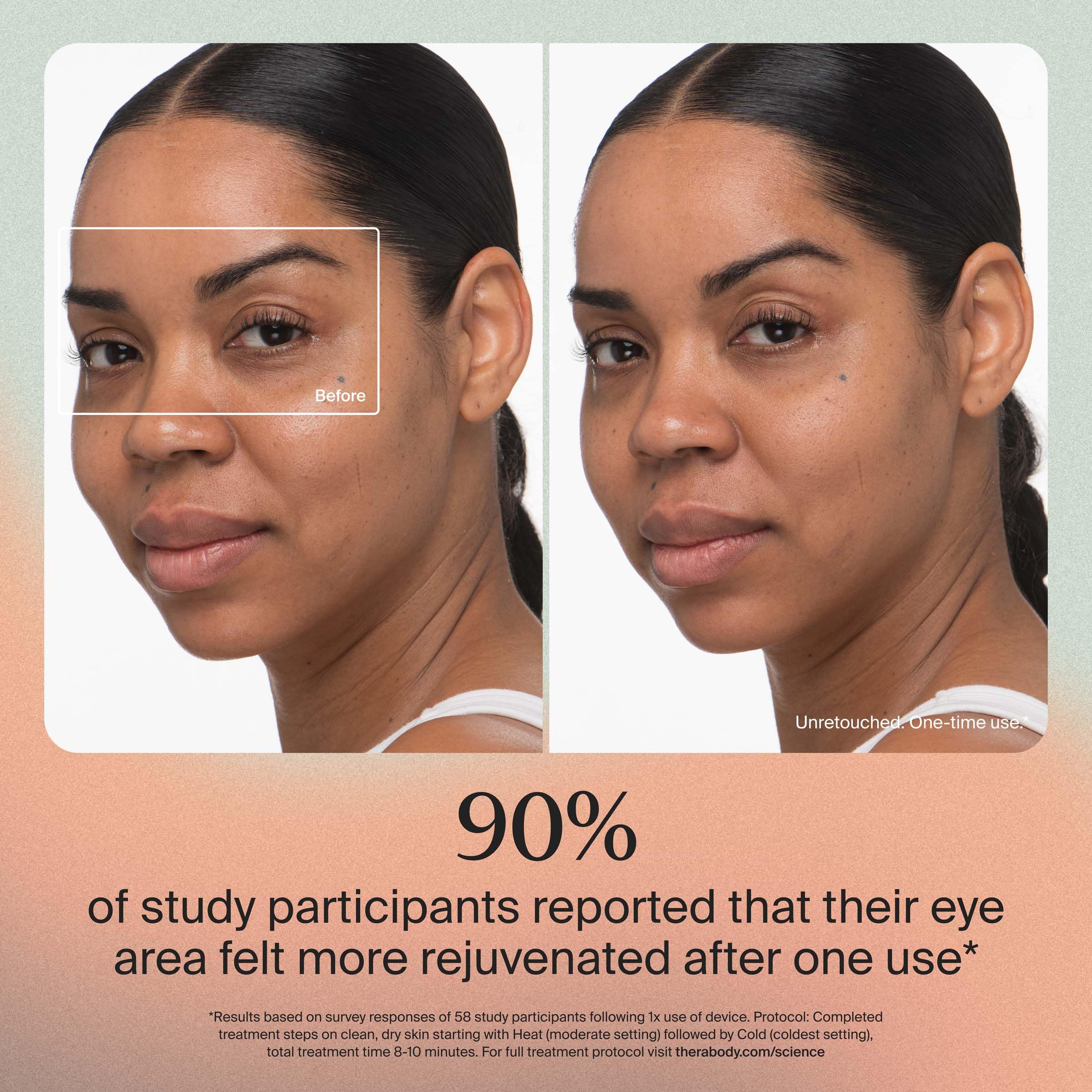 Therabody TheraFace Depuffing Wand – Cold and Heat Skincare Treatment