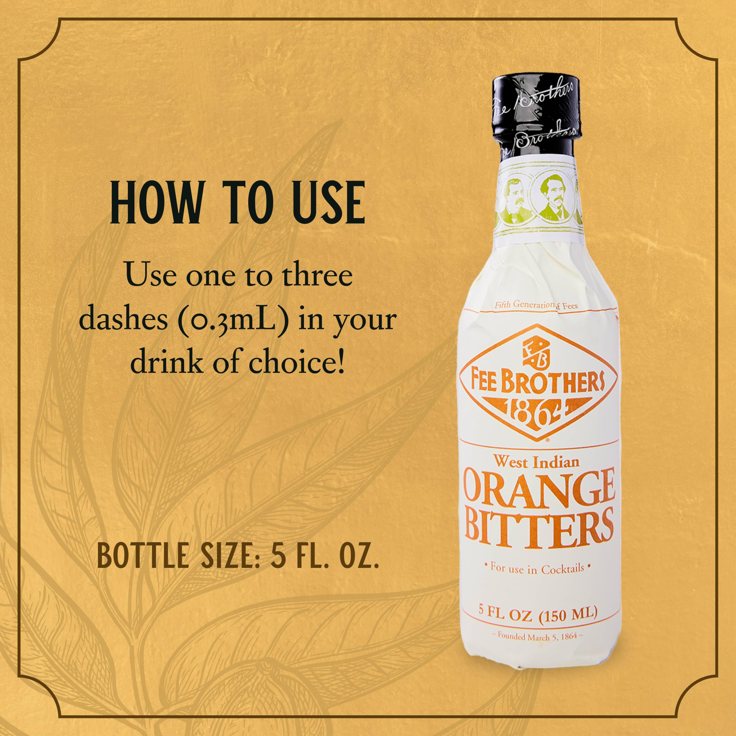Fee Brothers West Indian Orange Cocktail Bitters