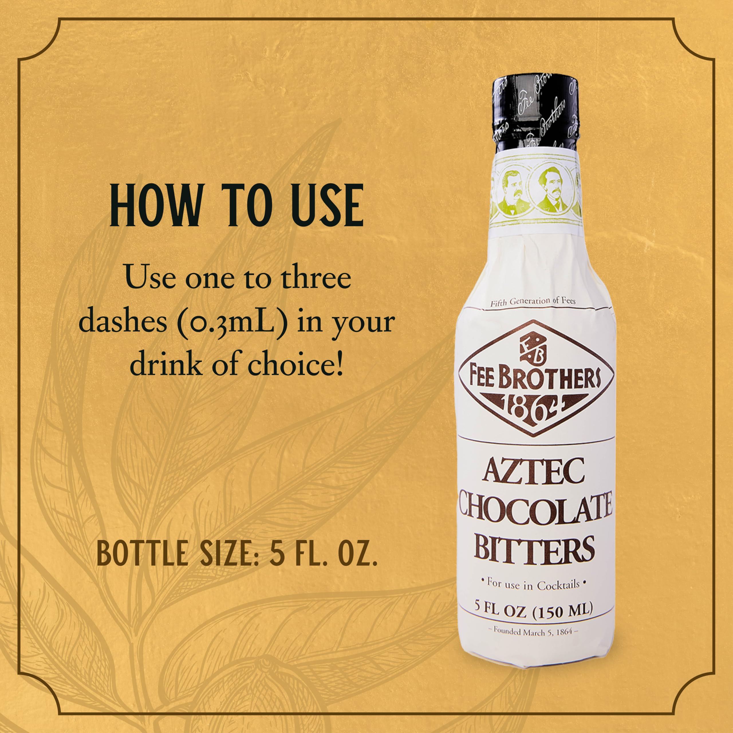 Fee Brothers Aztec Chocolate Cocktail Bitters