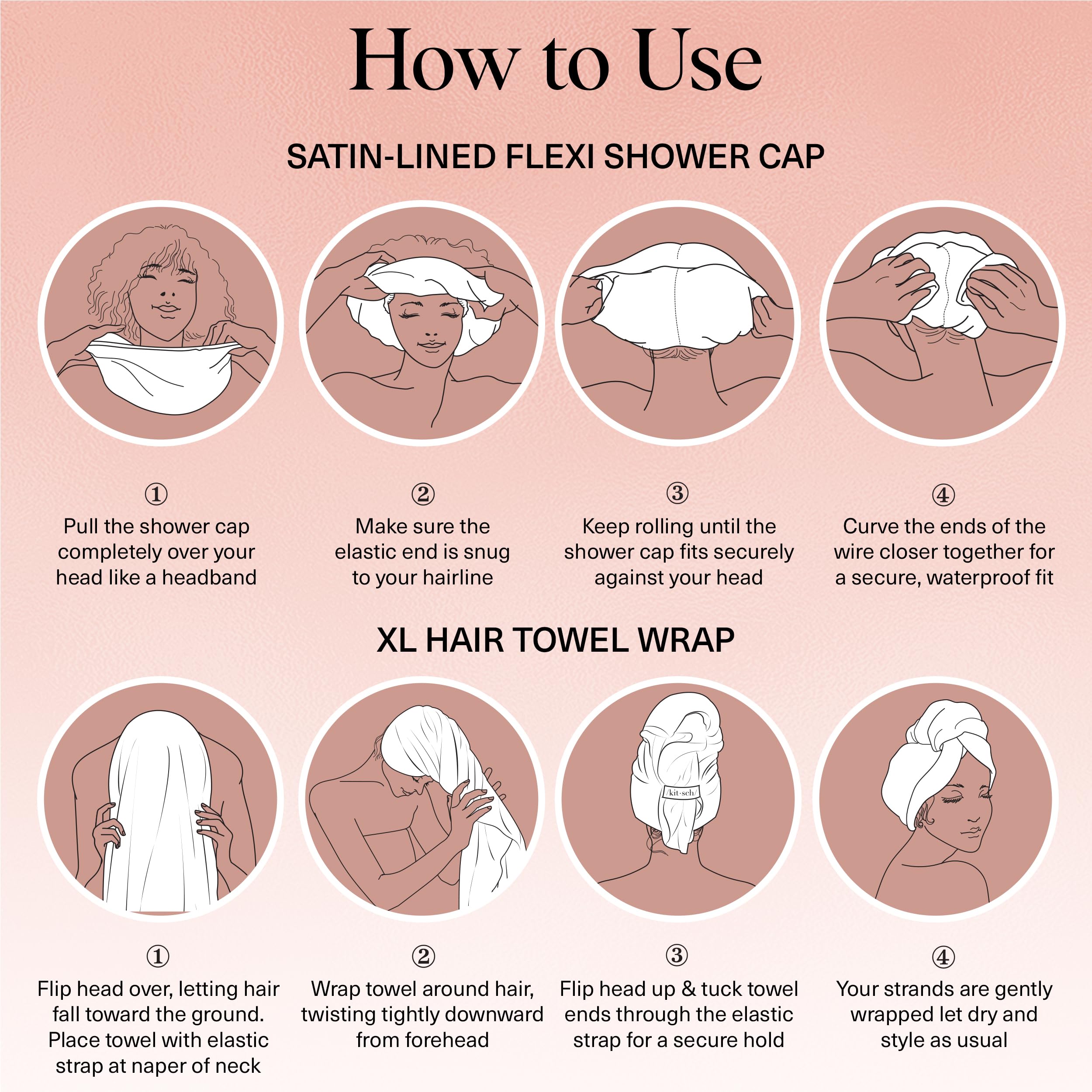 Kitsch Love & Comfort 2PC Spa Set