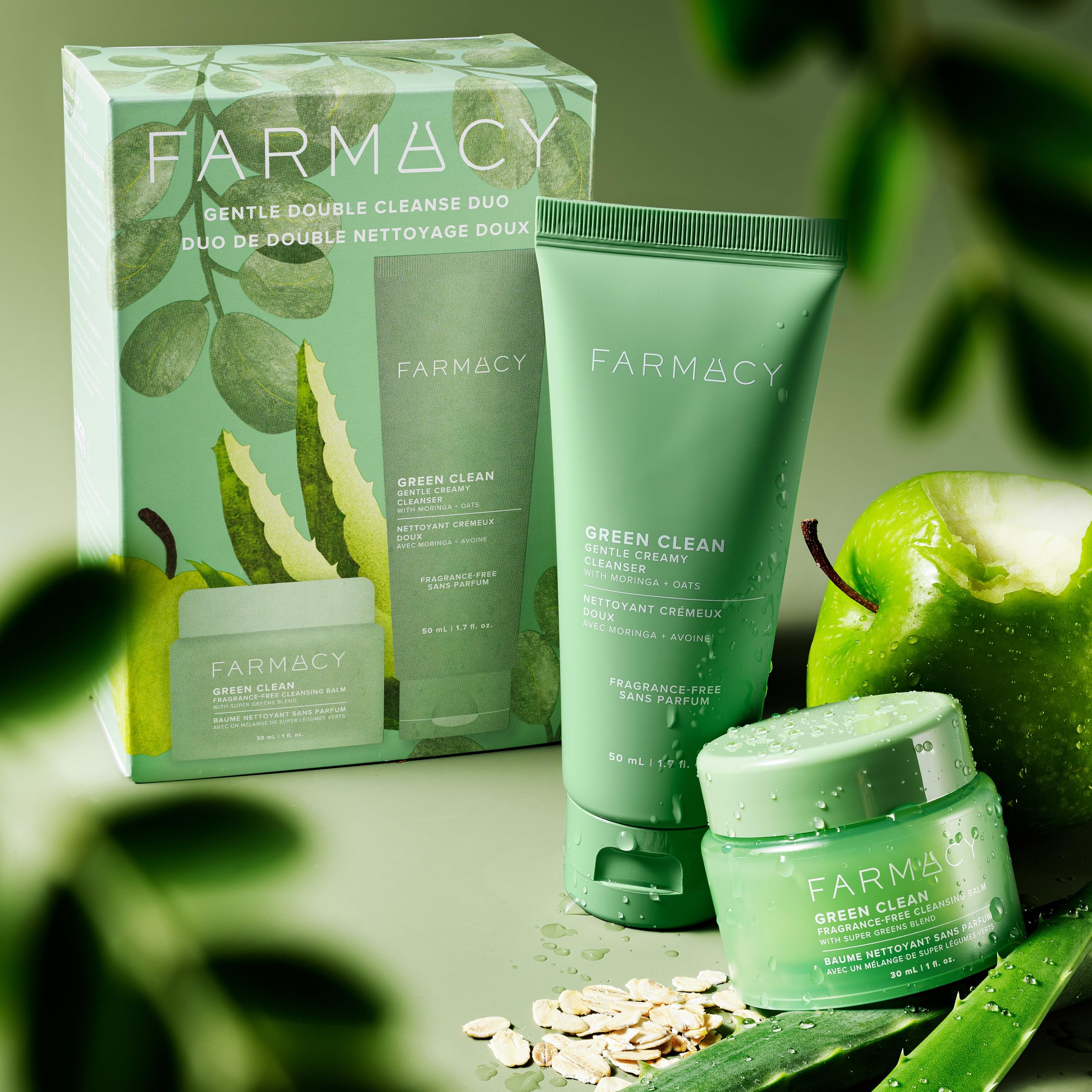 Farmacy Gentle Double Cleanse Skincare Gift Set
