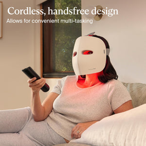TheraFace Mask LED Light Therapy Skin Care Face Mask with Vibrating Massage
