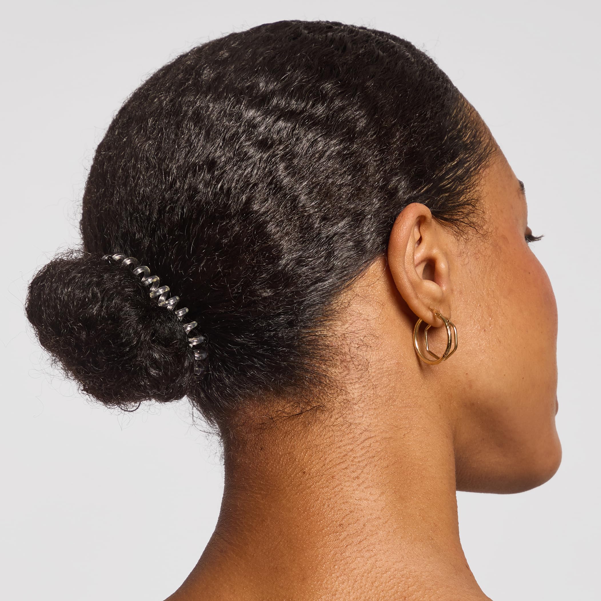 Kitsch Spiral Hair Ties for Women, Coil Hair Ties for Thick Hair