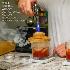 Old Fashioned Whiskey Smoker 𝗣𝗥𝗘𝗠𝗜𝗨𝗠 Kit - Smoky by NOBLESIP